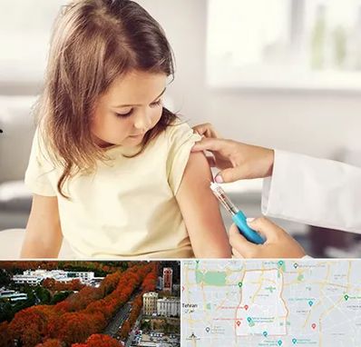 نمونه گیری خون نوزاد و اطفال در منطقه 6 تهران 