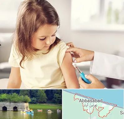 نمونه گیری خون نوزاد و اطفال در عباس آباد