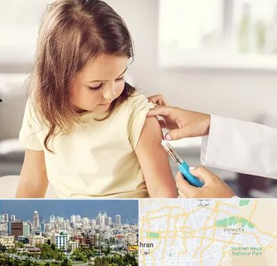 نمونه گیری خون نوزاد و اطفال در شرق تهران 