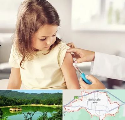نمونه گیری خون نوزاد و اطفال در بهشهر