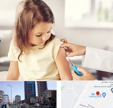 نمونه گیری خون نوزاد و اطفال در چهارراه طالقانی کرج 