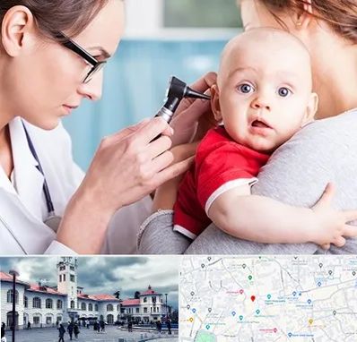 شنوایی سنجی نوزاد در میدان شهرداری رشت 