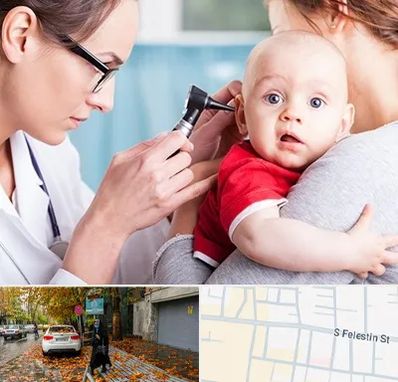 شنوایی سنجی نوزاد در خیابان فلسطین