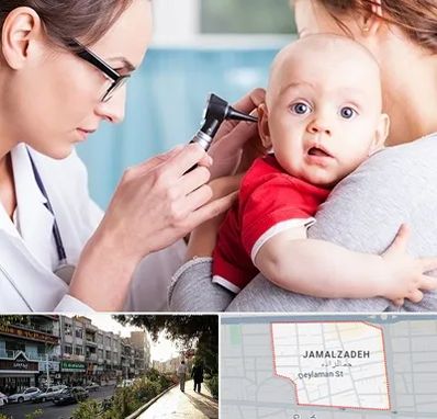 شنوایی سنجی نوزاد در خیابان جمالزاده