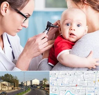 شنوایی سنجی نوزاد در ضیابری رشت 