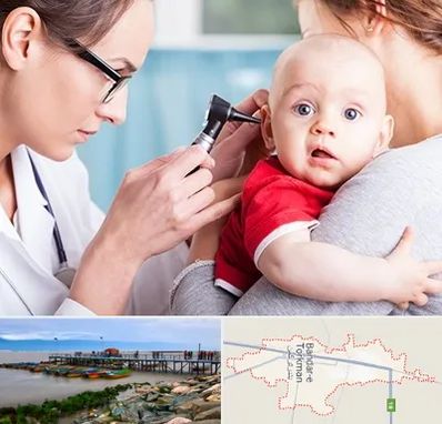 شنوایی سنجی نوزاد در بندر ترکمن