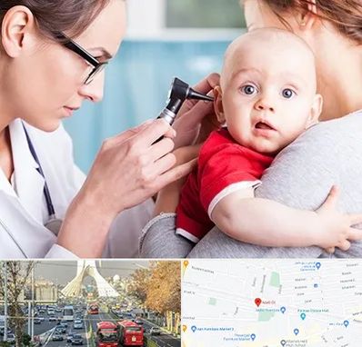 شنوایی سنجی نوزاد در خیابان آزادی 