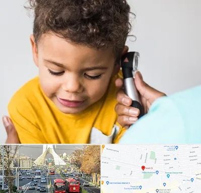 شنوایی سنجی کودکان در خیابان آزادی 