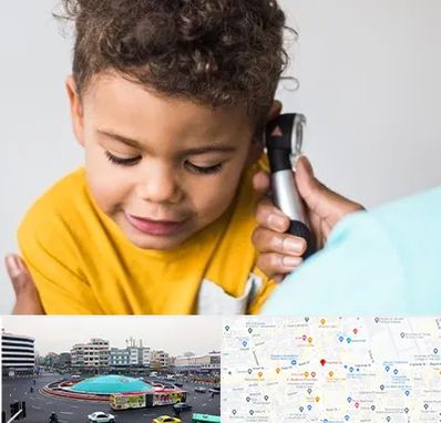 شنوایی سنجی کودکان در میدان انقلاب 