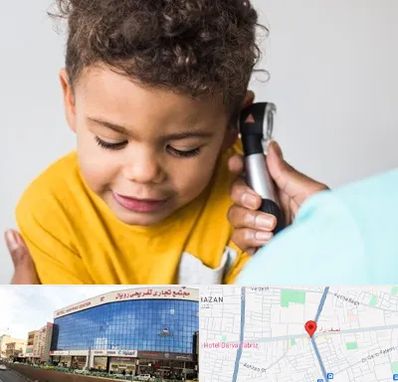 شنوایی سنجی کودکان در نصف راه تبریز