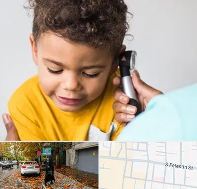 شنوایی سنجی کودکان در خیابان فلسطین