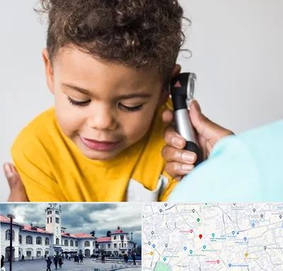 شنوایی سنجی کودکان در میدان شهرداری رشت 