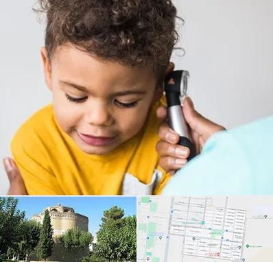 شنوایی سنجی کودکان در مرداویج اصفهان 