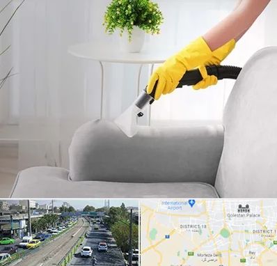 مبل شویی در منزل در جنوب تهران 