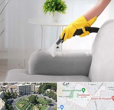 مبل شویی در منزل در جهانشهر کرج 