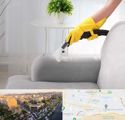 مبل شویی در منزل در تهرانپارس 