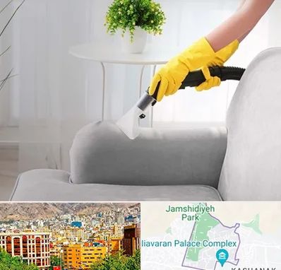 مبل شویی در منزل در نیاوران 