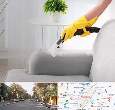 مبل شویی در منزل در شریعتی 