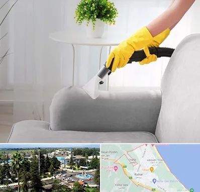 مبل شویی در منزل در رودسر