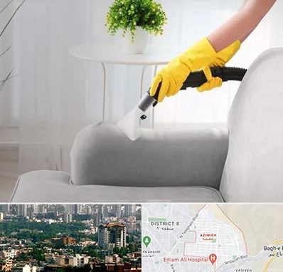 مبل شویی در منزل در عظیمیه کرج 