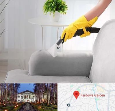 مبل شویی در منزل در باغ فردوس