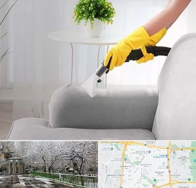 مبل شویی در منزل در باغ فیض 