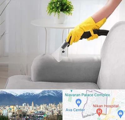 مبل شویی در منزل در آجودانیه 