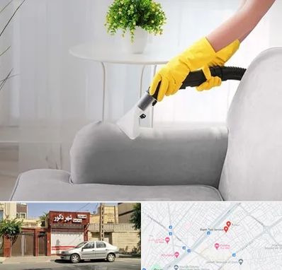 مبل شویی در منزل در باجک قم