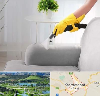 مبل شویی در منزل در خرم آباد