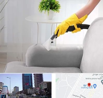 مبل شویی در منزل در چهارراه طالقانی کرج 