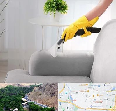 مبل شویی در منزل در کن 