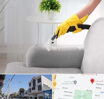 مبل شویی در منزل در افسریه 