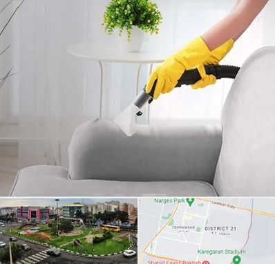 مبل شویی در منزل در تهرانسر 