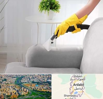 مبل شویی در منزل در اردبیل