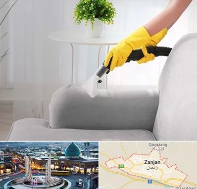 مبل شویی در منزل در زنجان