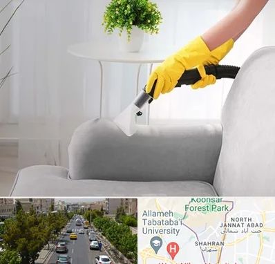 مبل شویی در منزل در شهران 