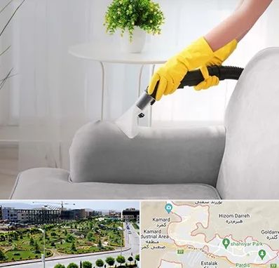 مبل شویی در منزل در پردیس