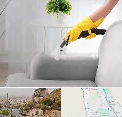 مبل شویی در منزل در فرهنگ شهر شیراز 