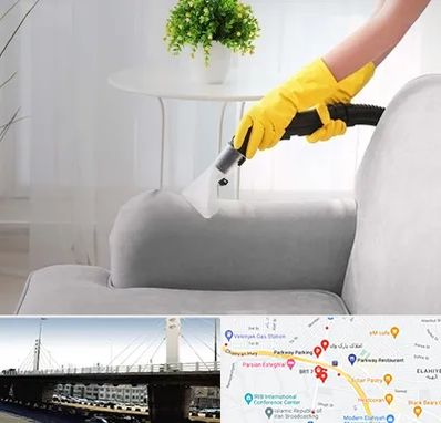 مبل شویی در منزل در پارک وی 