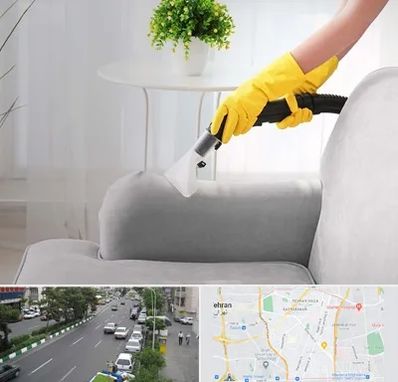 مبل شویی در منزل در ستارخان 