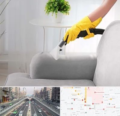 مبل شویی در منزل در توحید 