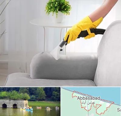 مبل شویی در منزل در عباس آباد