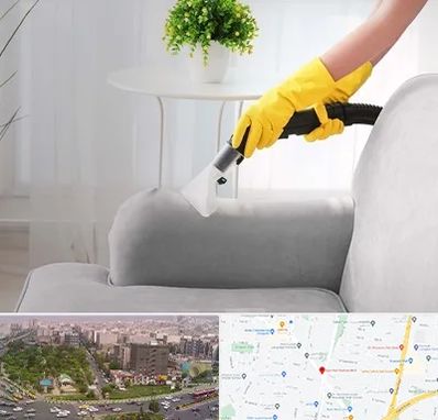 مبل شویی در منزل در آیت الله کاشانی 