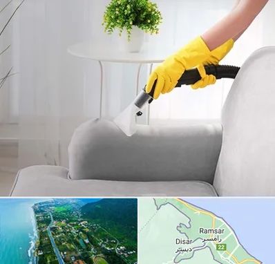 مبل شویی در منزل در رامسر