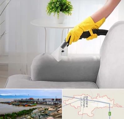 مبل شویی در منزل در بندر ترکمن