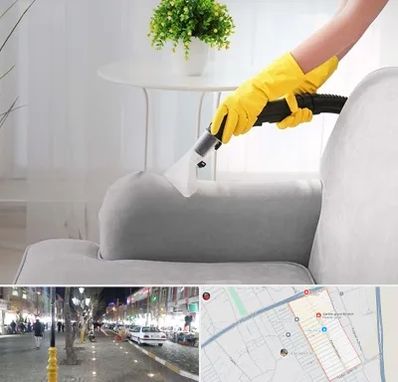 مبل شویی در منزل در باغ فیض اسلامشهر