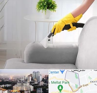 مبل شویی در منزل در الهیه 