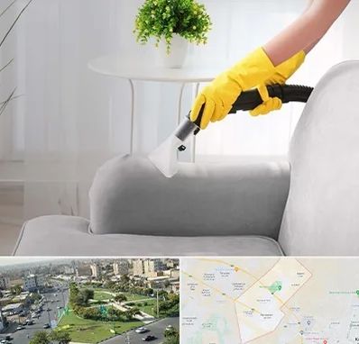 مبل شویی در منزل در کمال شهر کرج 