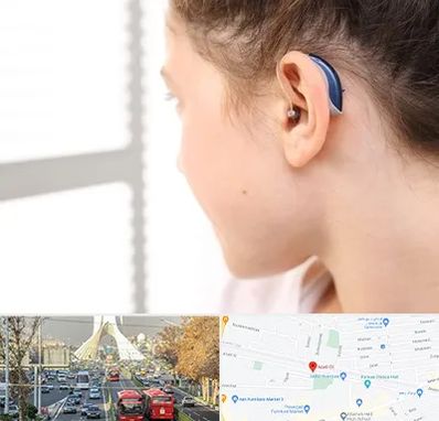 تجویز سمعک در خیابان آزادی 