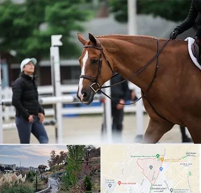 مربی سوارکاری در باغستان کرج 